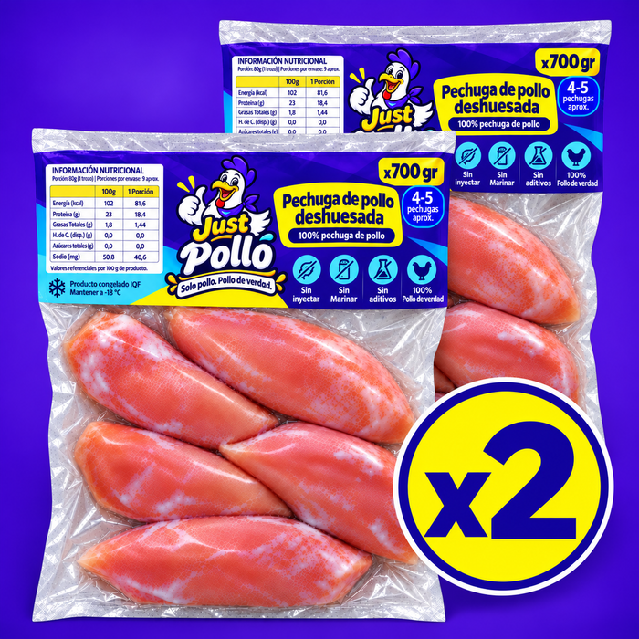 Dúo · Pechuga de pollo deshuesada 1,4 kg